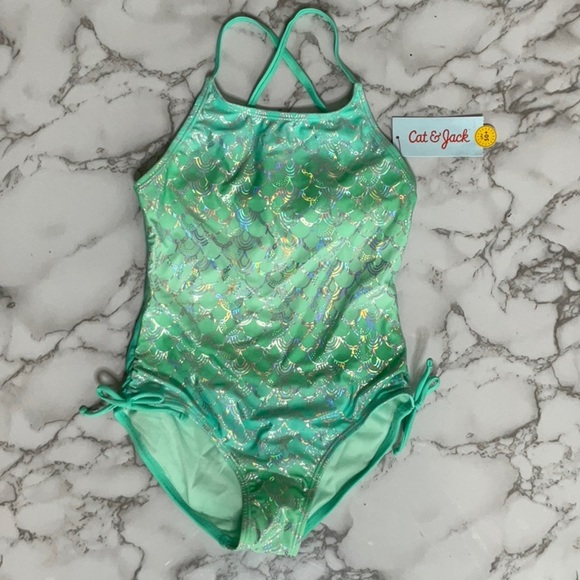 Cat & Jack Graphic Blue One Piece
Swimsuit Size M (8) - Picture 2 of 13